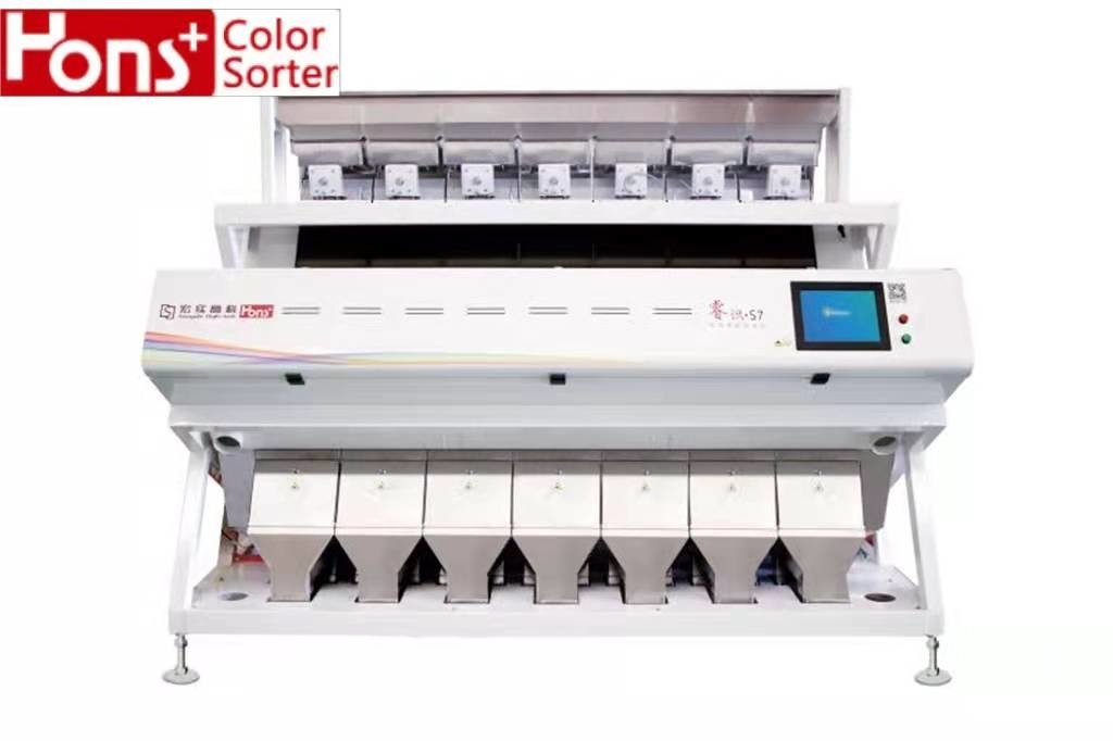 5.0t 54 Million Pixels Cashew Nut Color Sorter Multi Light Source